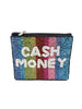 Rainbow CASH MONEY Beaded Coin Purse
