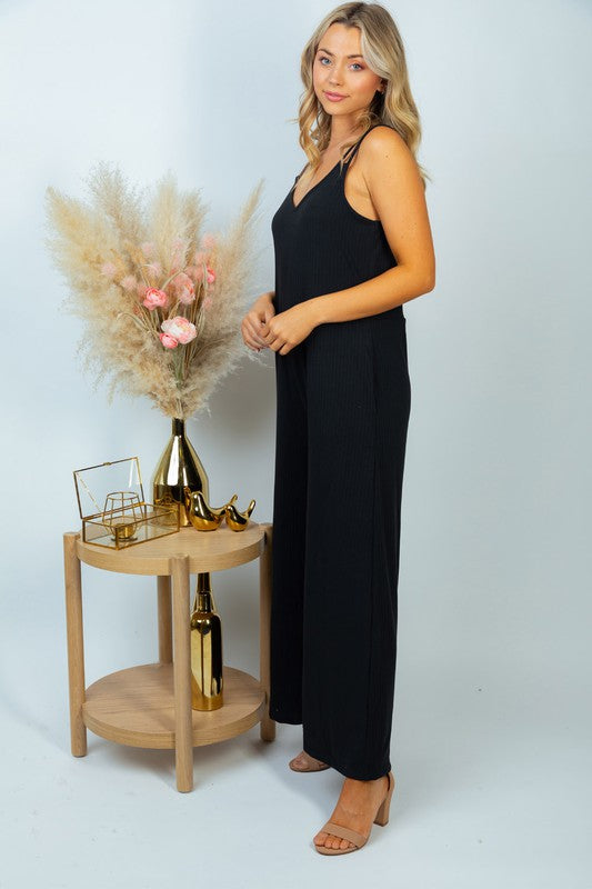 NEW Ribbed Knit Jumpsuit