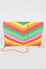 Multi Color Envelope Clutch