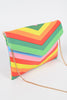 Multi Color Envelope Clutch