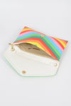 Multi Color Envelope Clutch