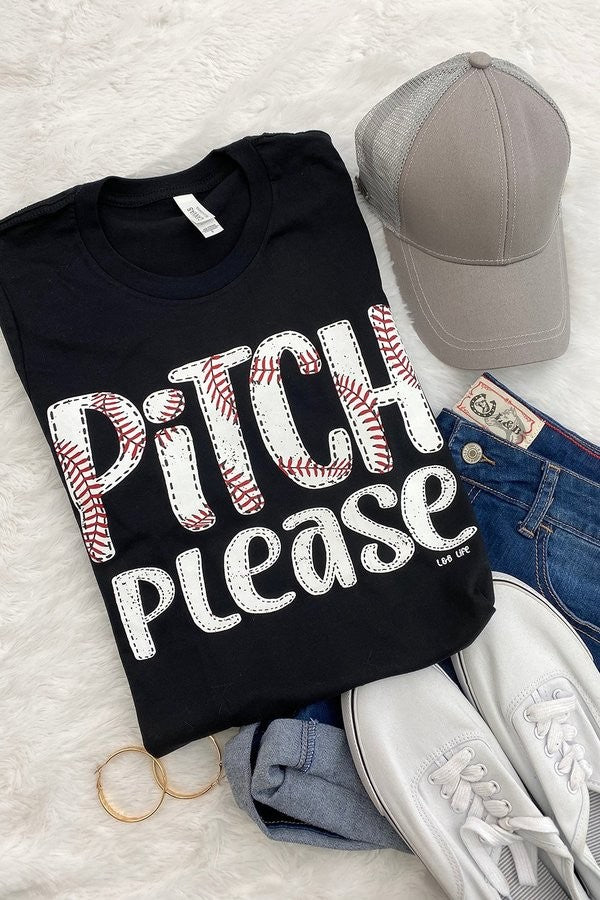 Bella Canvas Pitch Please Graphic Tee