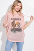 Arizona Short sleeve dolman hoodie top