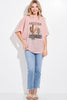 Arizona Short sleeve dolman hoodie top