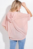 Arizona Short sleeve dolman hoodie top