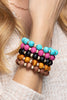 NEW Stretch Wood Beaded Bracelet - 3 Colors