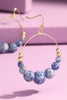 NEW Natural Stone Beaded Dangle Drop Earrings - 3 Colors
