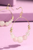 NEW Natural Stone Beaded Dangle Drop Earrings - 3 Colors