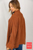 SALE Long Sleeve Solid Knit Mock Neck Sweater - Curvy Size