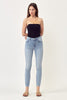 Risen Mid Rise Raw Hem Skinny