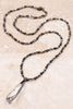 NEW Heather Necklace in Gray/Gold