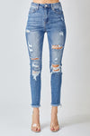 Risen High Rise Distressed Skinny