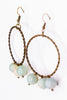 Olivia Triple Earrings Amazonite