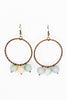 Olivia Triple Earrings Amazonite