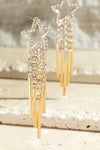 Americana Bling Star Chandelier Earrings - 2 Colors