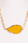 Nicole Necklace - Golden Agate