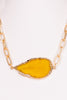 Nicole Necklace - Golden Agate