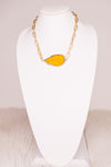 Nicole Necklace - Golden Agate