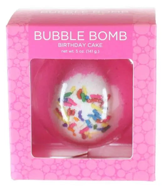 Birthday Cake Bubble Bath Bomb in Gift Box