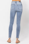 Judy Blue Bleach Splash Destroyed Skinny - Curvy Size