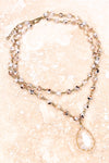 NEW Lourdes Necklace White Speckle