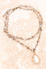 NEW Lourdes Necklace White Speckle