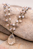 NEW Lourdes Necklace White Speckle