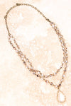 NEW Lourdes Necklace White Speckle