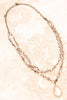 NEW Lourdes Necklace White Speckle
