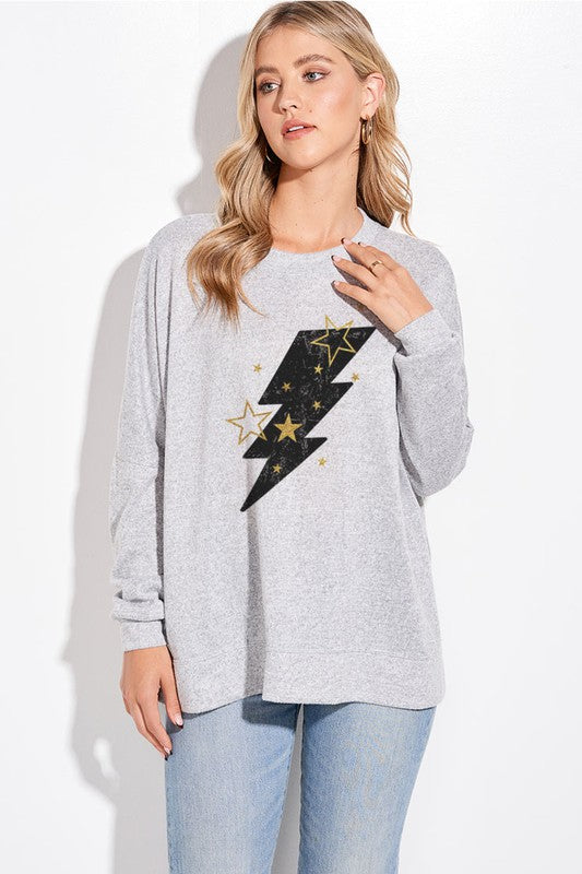 Lightning Stars Long Sleeve Top