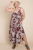 XMAS In July- Printed Jumpsuit - Curvy size