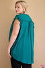 NEW Ruffled Sleeves Top - Curvy Size