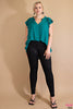 NEW Ruffled Sleeves Top - Curvy Size