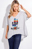 Wild free cactus loose fit top