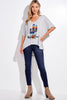 Wild free cactus loose fit top