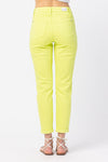 XMAS JULY Judy Blue Neon Cuffed Slim Fit