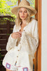POL Oversize button down sweater sleeve gauze shirt