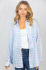 Spring Pastel Plaid Woven Top - Curvy Size