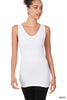 V-neck Seamless Tank Top -  10 Colors