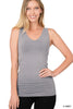 V-neck Seamless Tank Top -  10 Colors