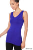 V-neck Seamless Tank Top -  10 Colors