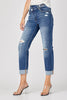 NEW Risen Boyfriend Crossover Jeans - Curvy Size