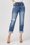 NEW Risen Boyfriend Crossover Jeans - Curvy Size