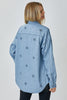 Risen Oversized Star Print Shirt