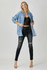 Risen Oversized Star Print Shirt