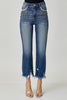 Risen High Rise Crop Straight