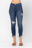 Judy Blue Mid Rise Shark Bite Slim Fit