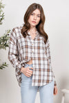 Lightweight Plaid Top