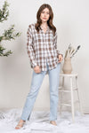 Lightweight Plaid Top