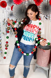 SALE Merry Merry Christmas T-Shirt - Blush & Cactus